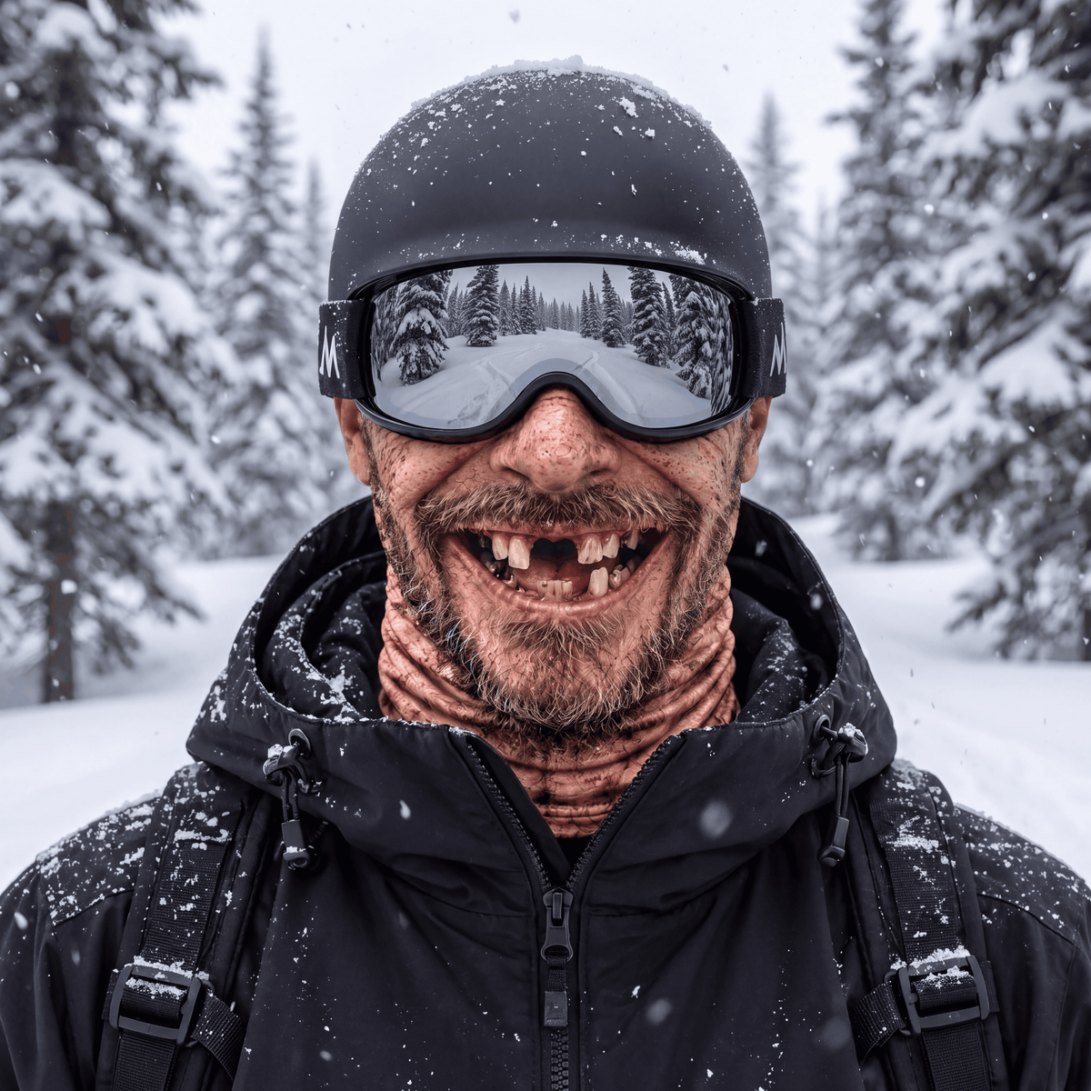 Grandpa Face Ski Mask