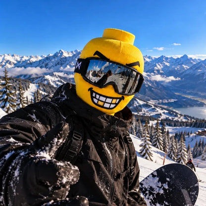 Yellow-Head Ski Mask - Gappy Grin